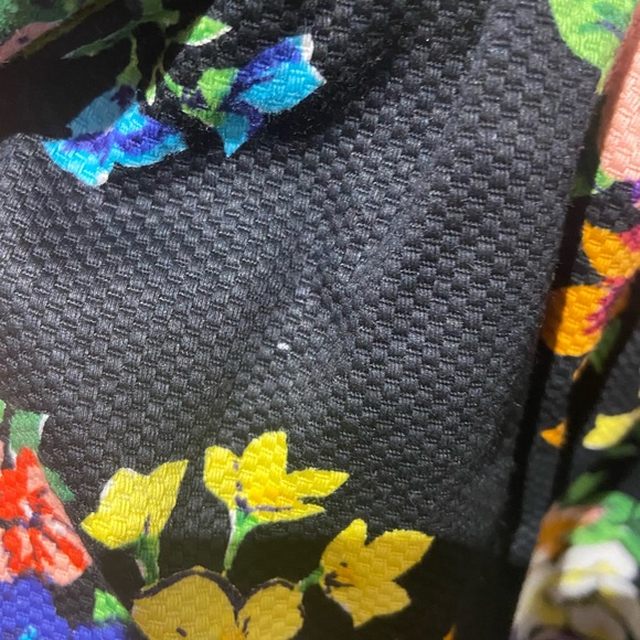 Black multicoloured floral dress atmosphere primark size 14 pattern summer new - Picture 8 of 8